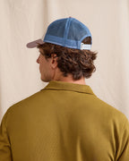Cappellino écru e viola