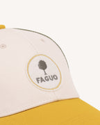 Gorra caqui y amarilla