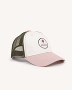 Casquette Rose Pâle Et Kaki