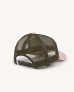 Casquette Rose Pâle Et Kaki