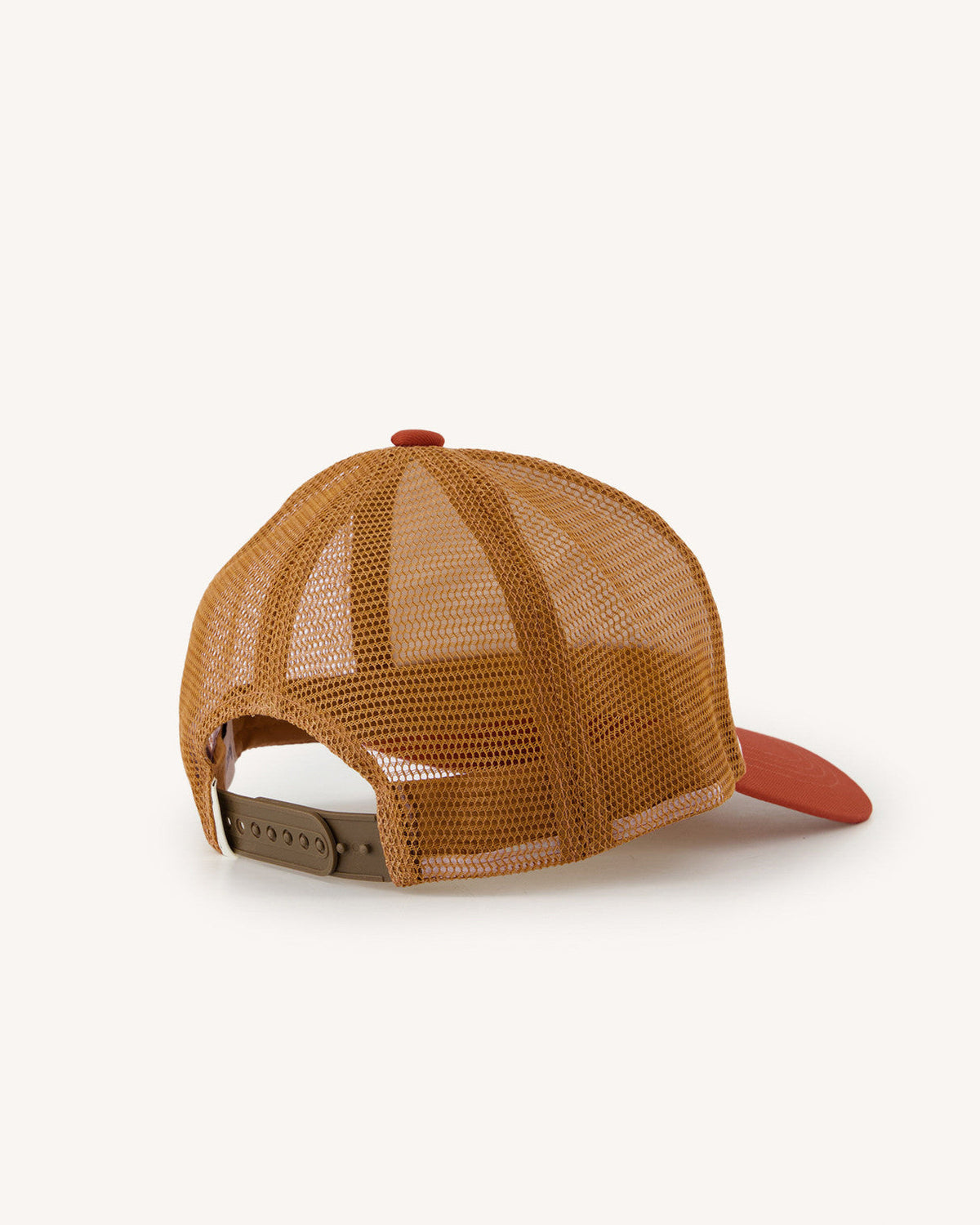Terracotta and Camel Cap