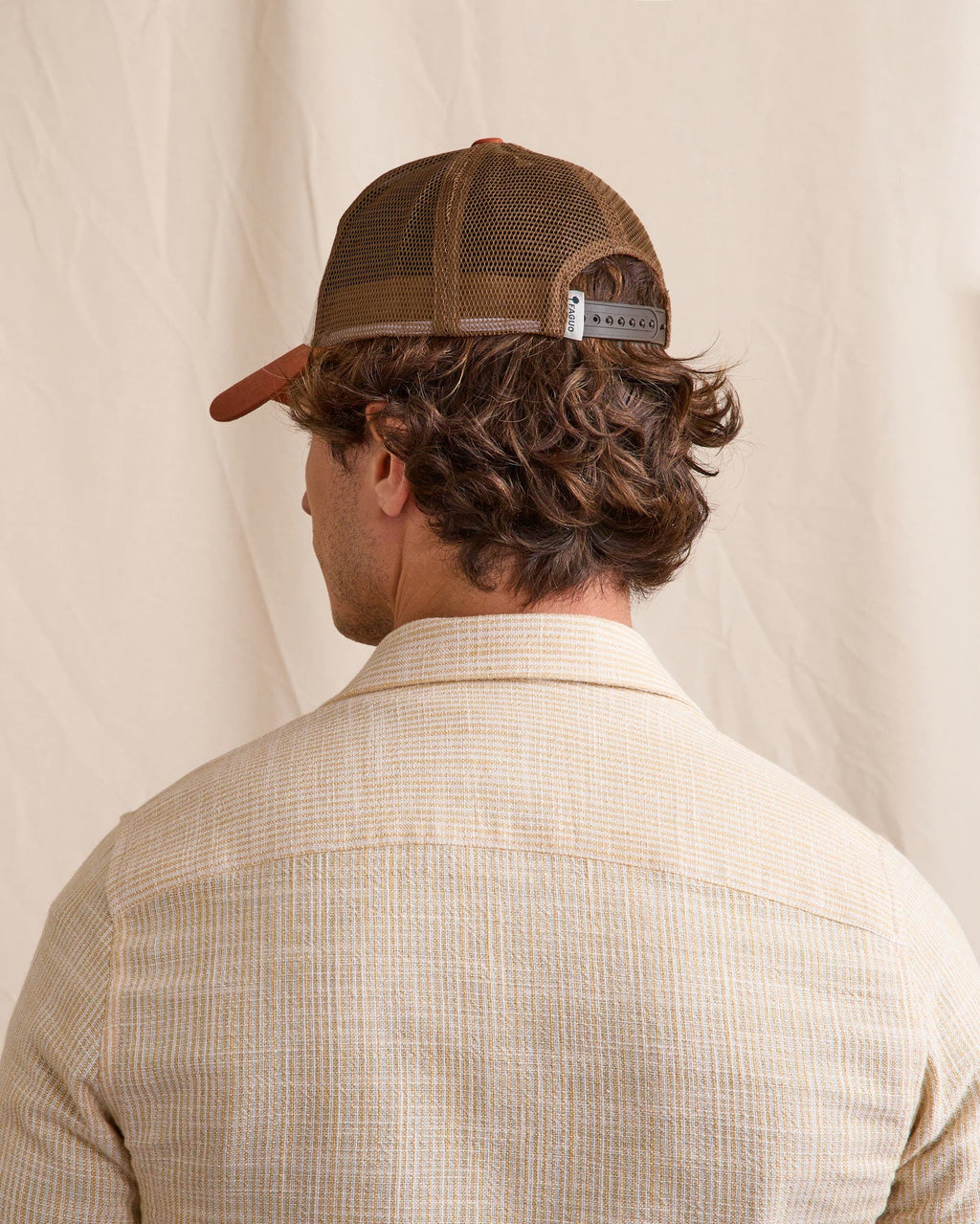 Terracotta and Camel Cap