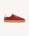 Sneakers In Pelle Scamosciata Rosse