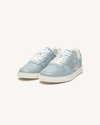 Silver Canvas Trainers
