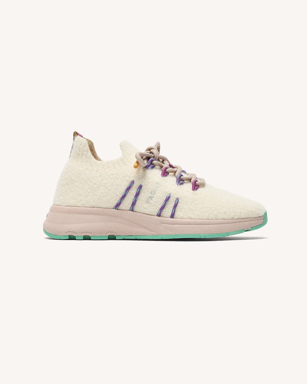 Baskets Blanc Et Vert Clair