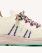 Baskets Blanc Et Vert Clair