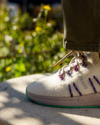 Baskets Blanc Et Vert Clair
