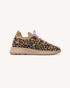 Sneakers leopardate e marroni