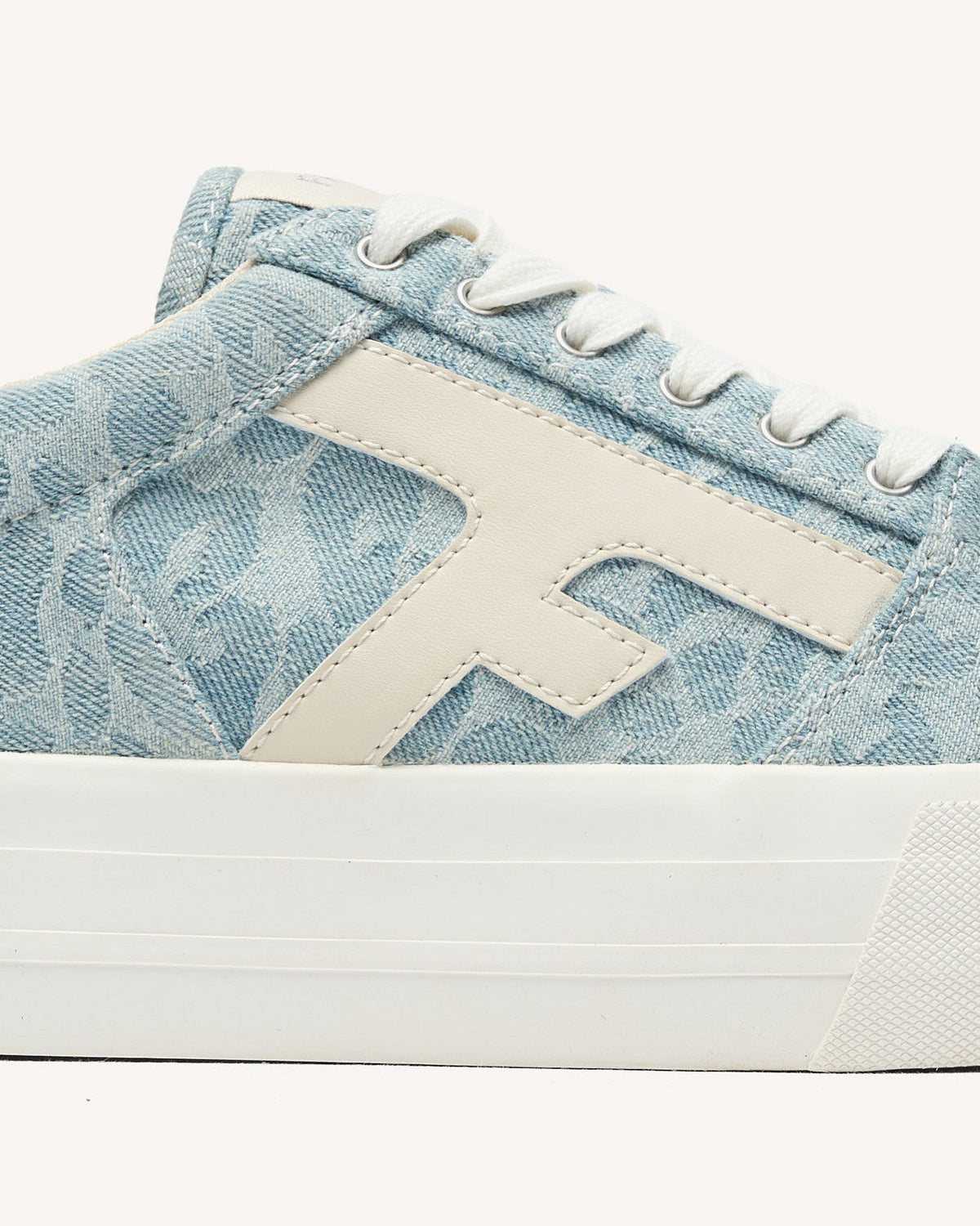 Baskets Léopard Bleu Et Crème