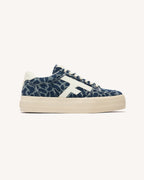 Baskets Léopard Bleu Jean
