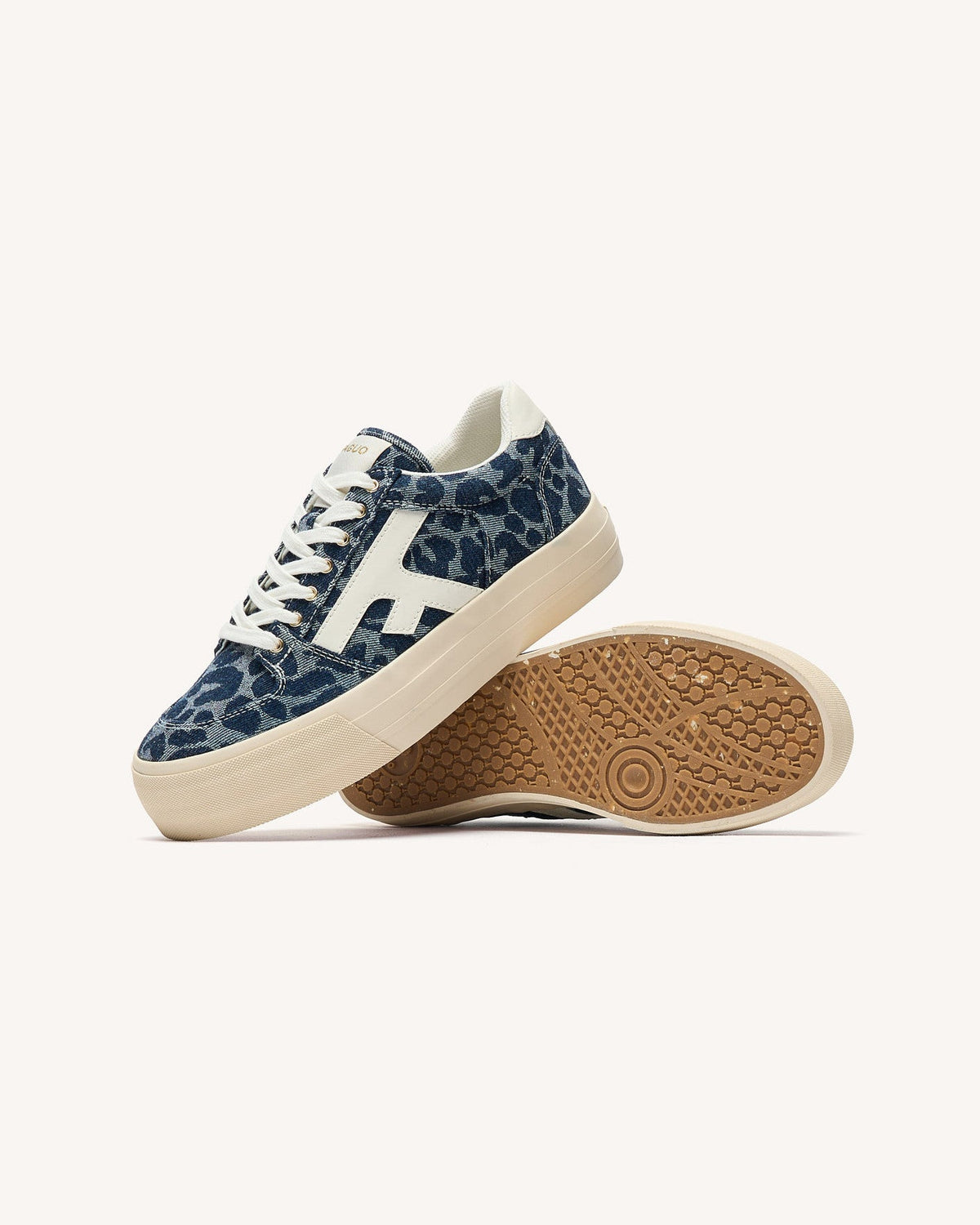 Baskets Léopard Bleu Jean