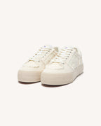 Sneakers in tela bianche
