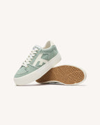 Light Green Canvas Trainers