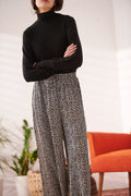 Pantalon Prince - Leopard Noir