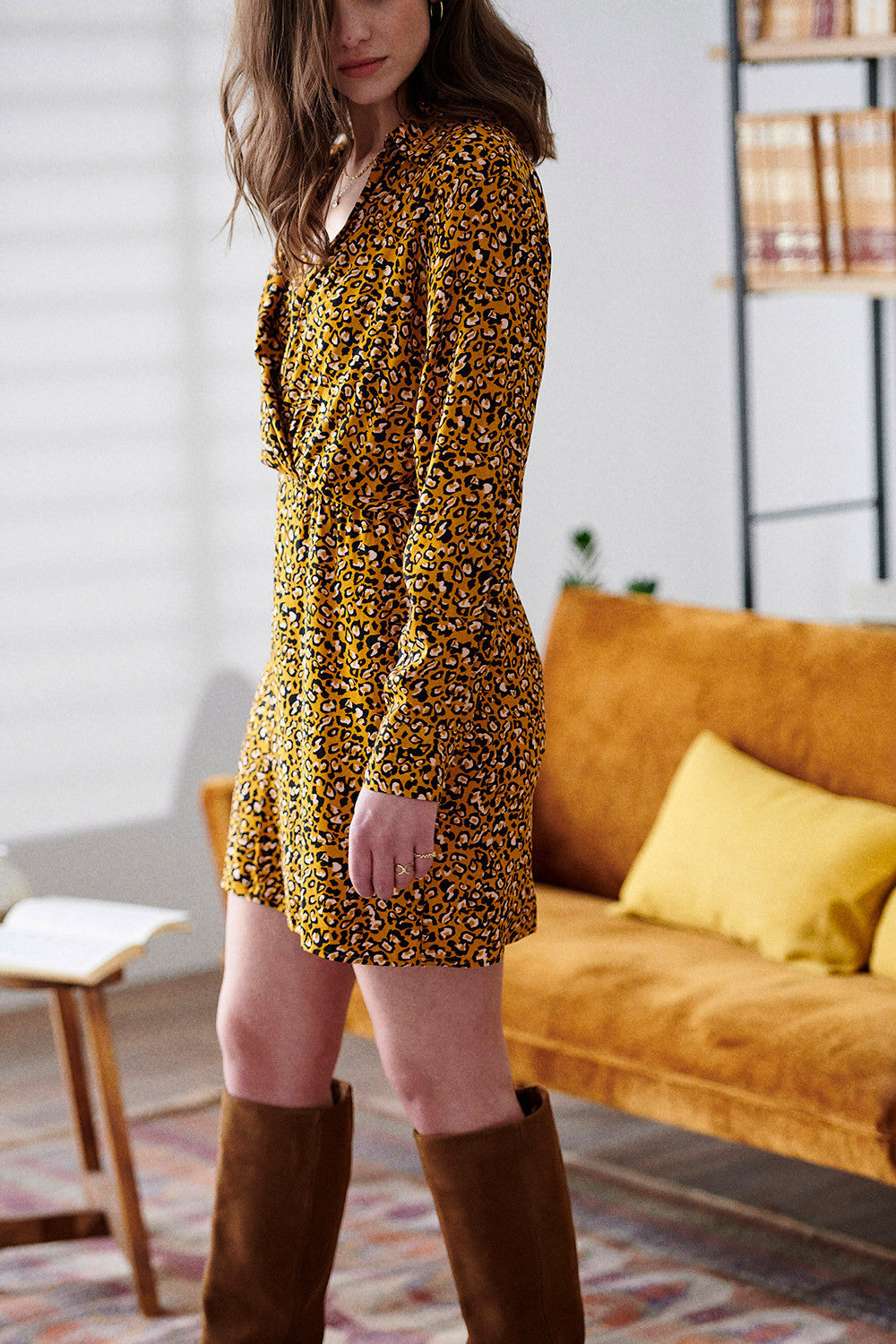 Robe Raiponce - Leopard Ocre