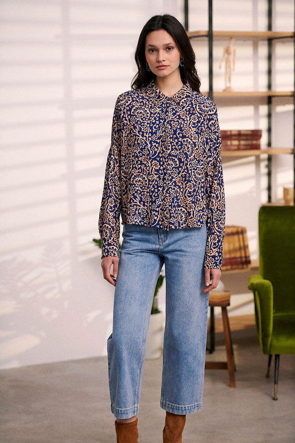 Chamonix Shirt - Blue Paisley