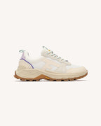 Zapatillas blancas y beige