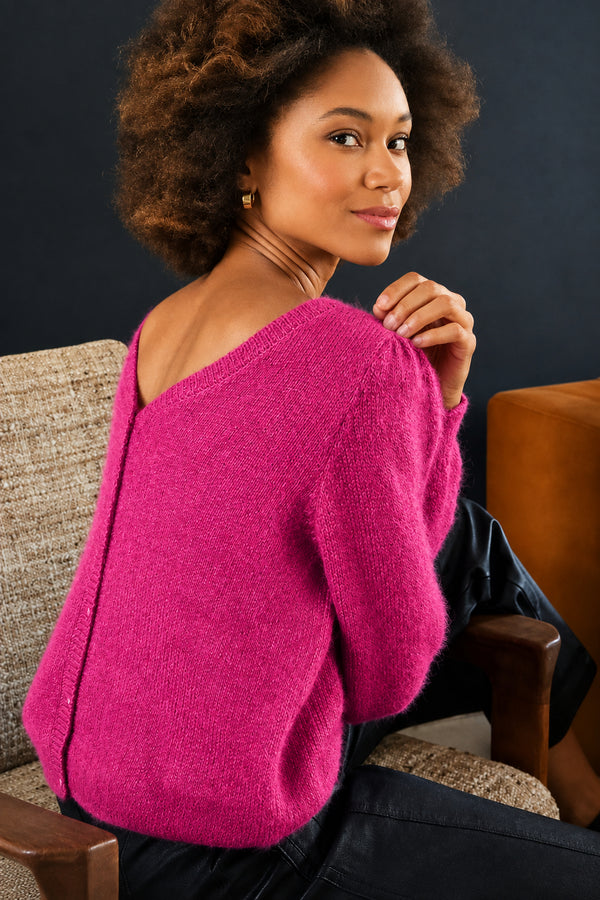 Anika Mohair Cardigan Sorbet