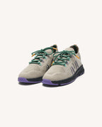Sneakers beige in tencel