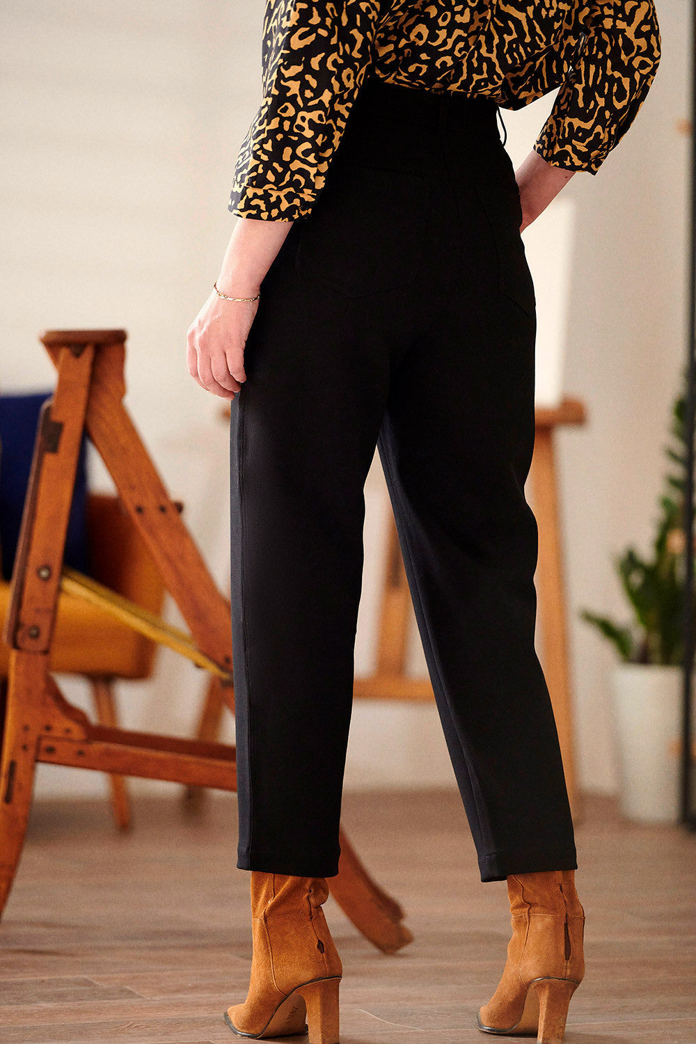 Pantalon Pivoine - Noir
