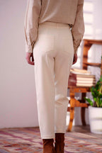Pantalon Pivoine - Écru
