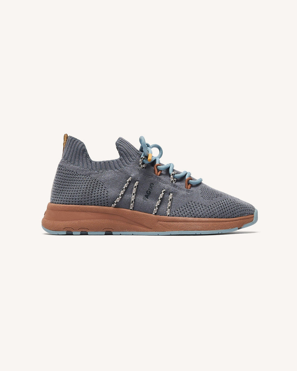 Zapatillas de tencel gris oscuro