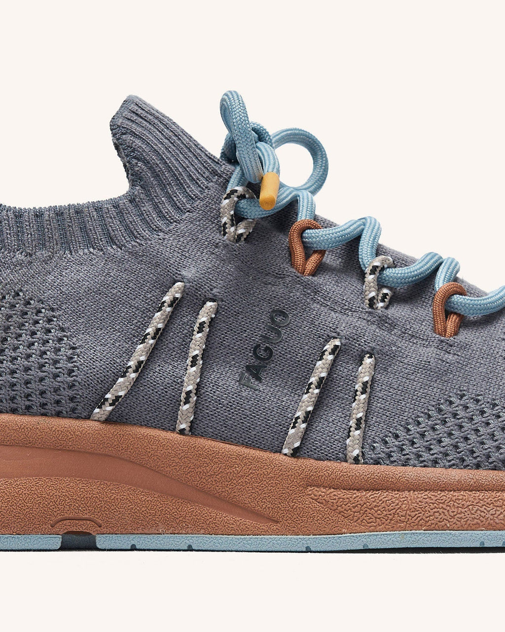 Zapatillas de tencel gris oscuro