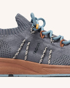 Zapatillas de tencel gris oscuro