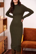Kleid Ravenelle - Flaschengrün