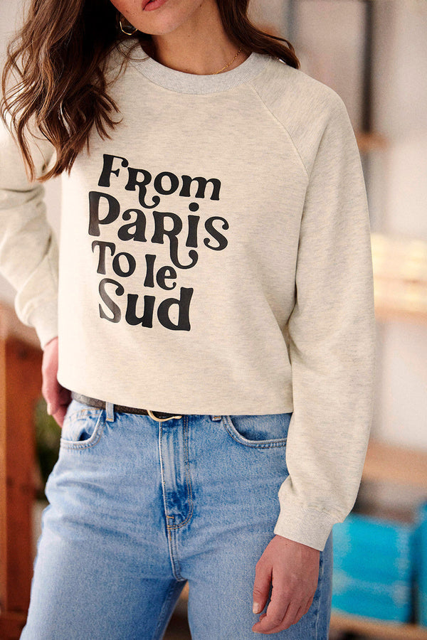 Sweatshirt Narcisse - Gemêleerd Grijs
