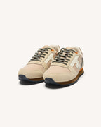 Baskets Beige Et Camel