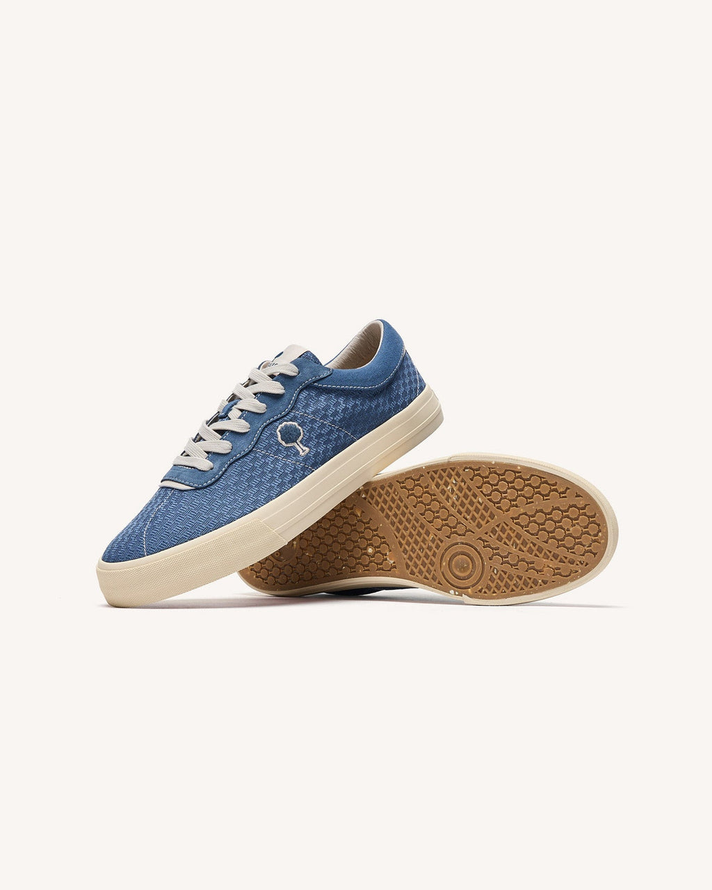 Zapatillas de lona azul océano