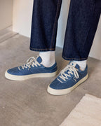 Zapatillas de lona azul océano