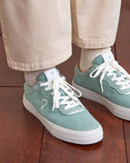 Light Green Canvas Trainers