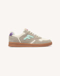 Zapatillas de ante beige y caqui claro