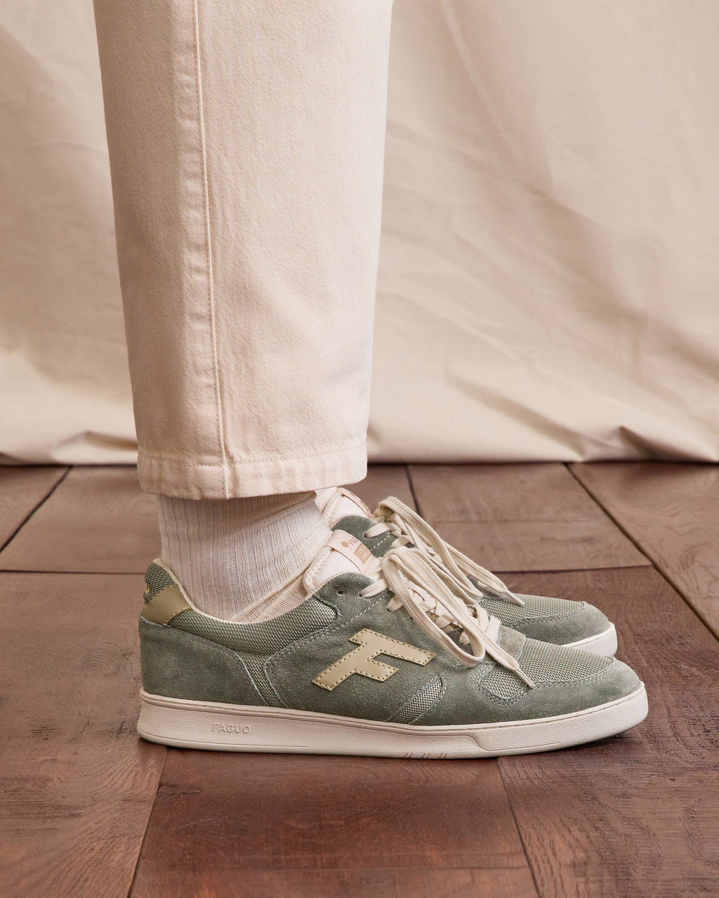 Sneakers kaki scuro