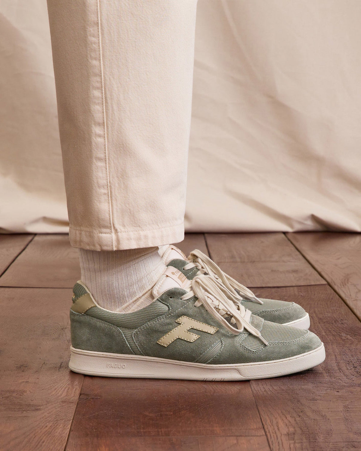 Sneakers kaki scuro