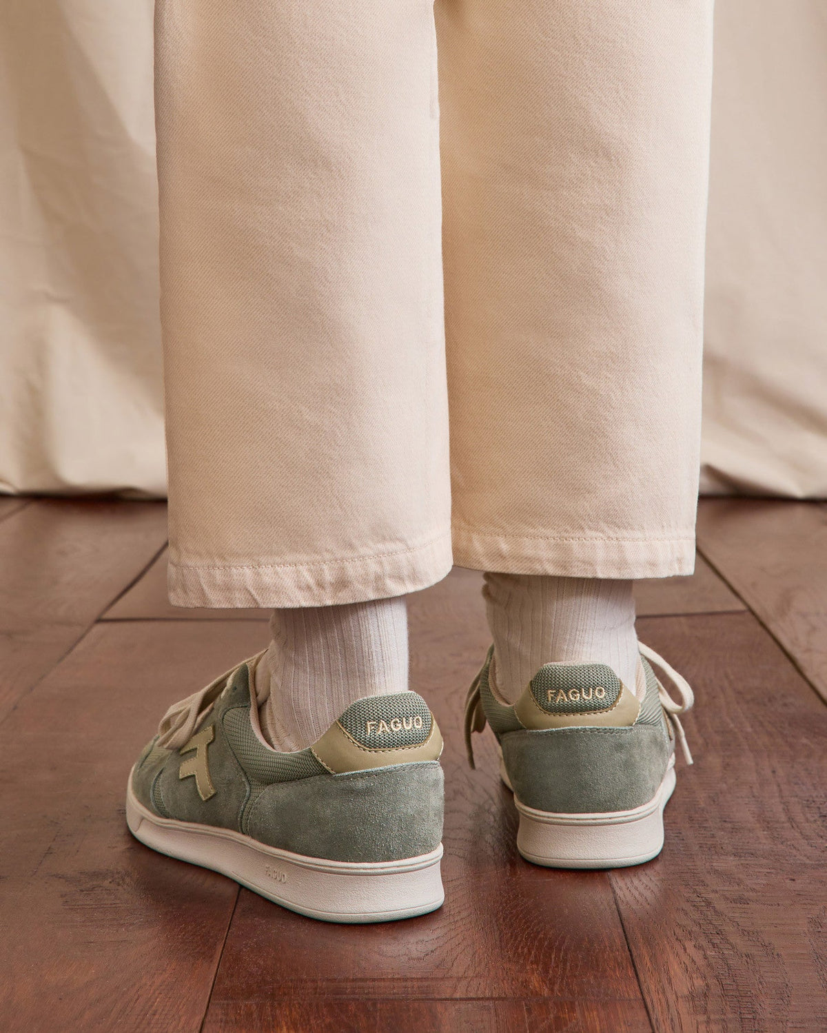 Sneakers kaki scuro