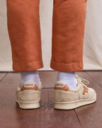 Baskets Beige Et Rouille