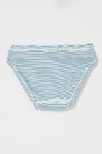 3 Knickers - White And Blue - Girl Child