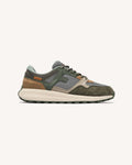 Baskets Kaki Et Camel