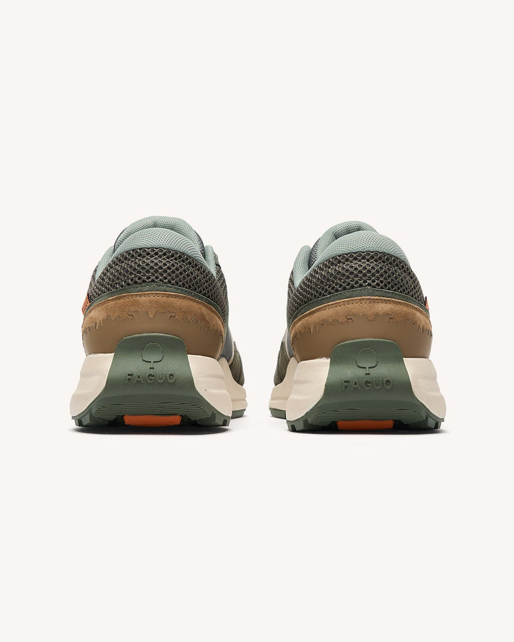Baskets Kaki Et Camel