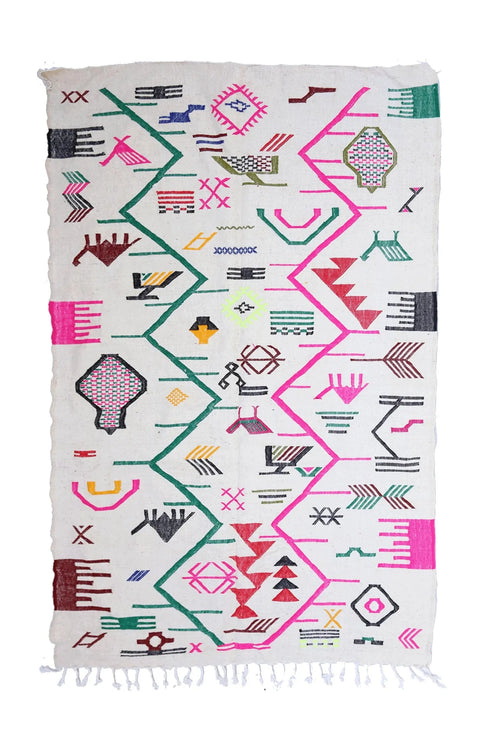 Tapis Kilim En Laine - 245 x 150 cm