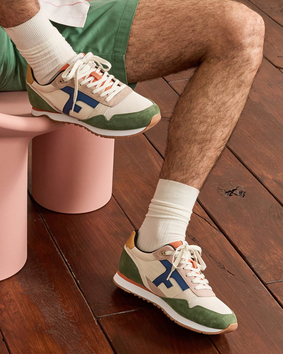 Zapatillas Crudo y Caqui