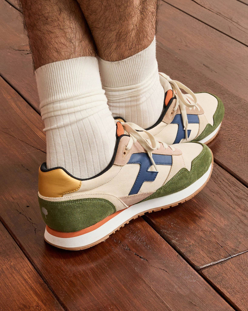 Zapatillas Crudo y Caqui