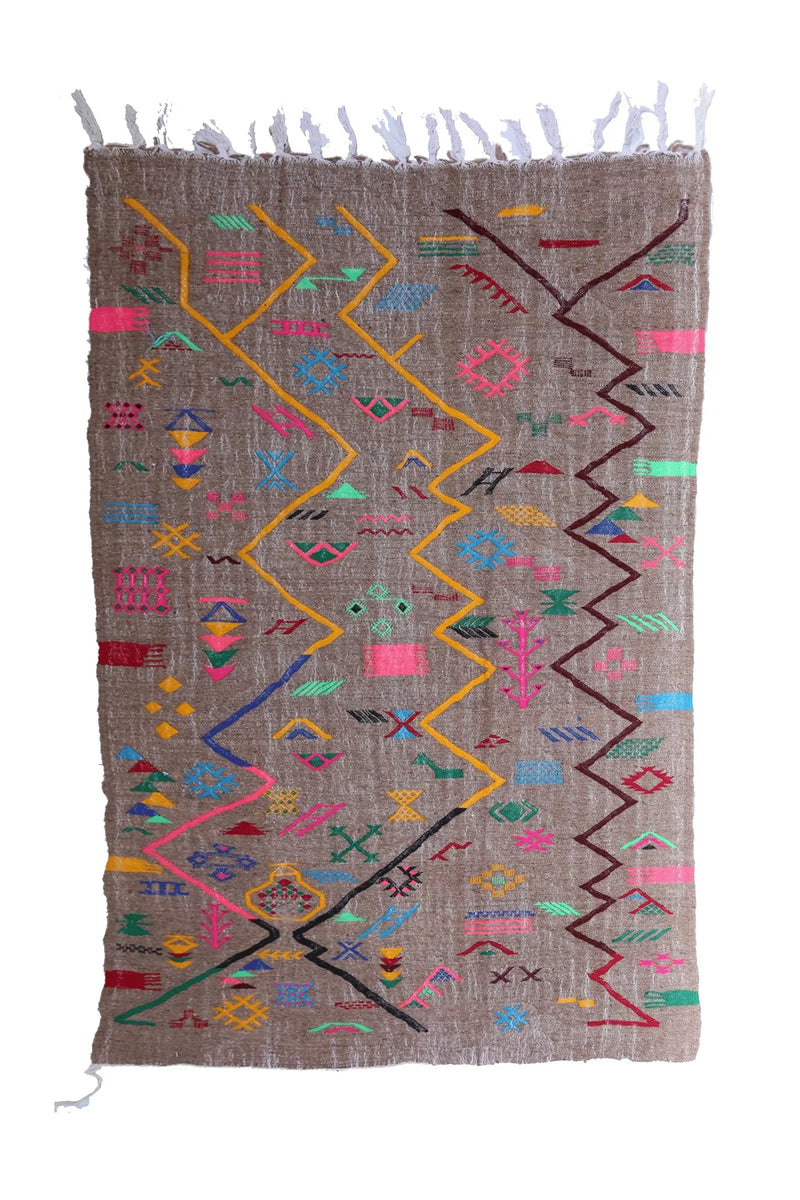 Tapis Kilim En Laine - 244 x 143 cm