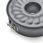 Moule À Manqué Et Savarin Démontable 2 Fonds En Acier Antiadhésif - Ø 26 Cm