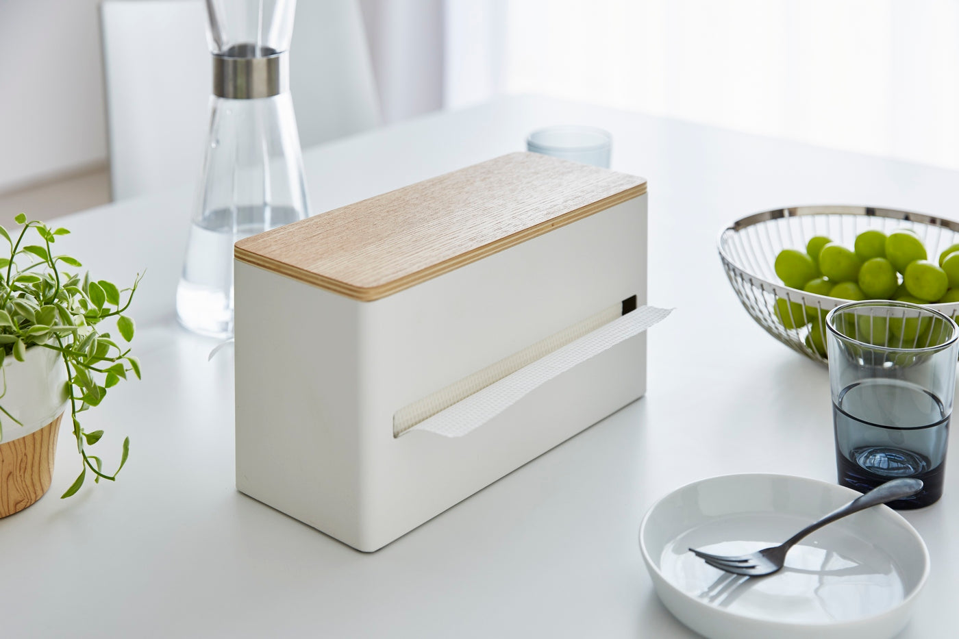 Estuche Para Pañuelos Doble Cara - Rin - Blanco