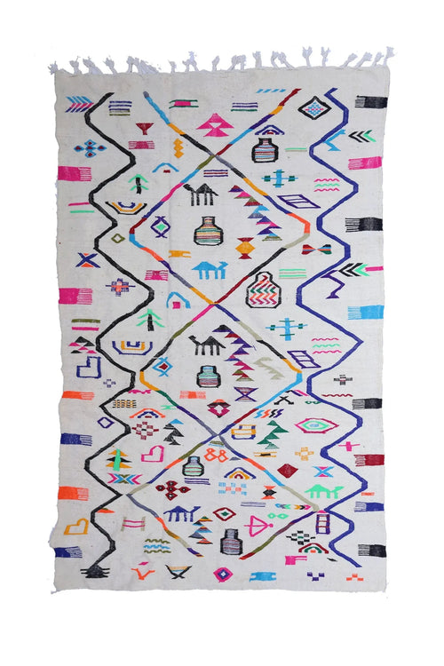 Tapis Kilim En Laine - 243 x 141 cm