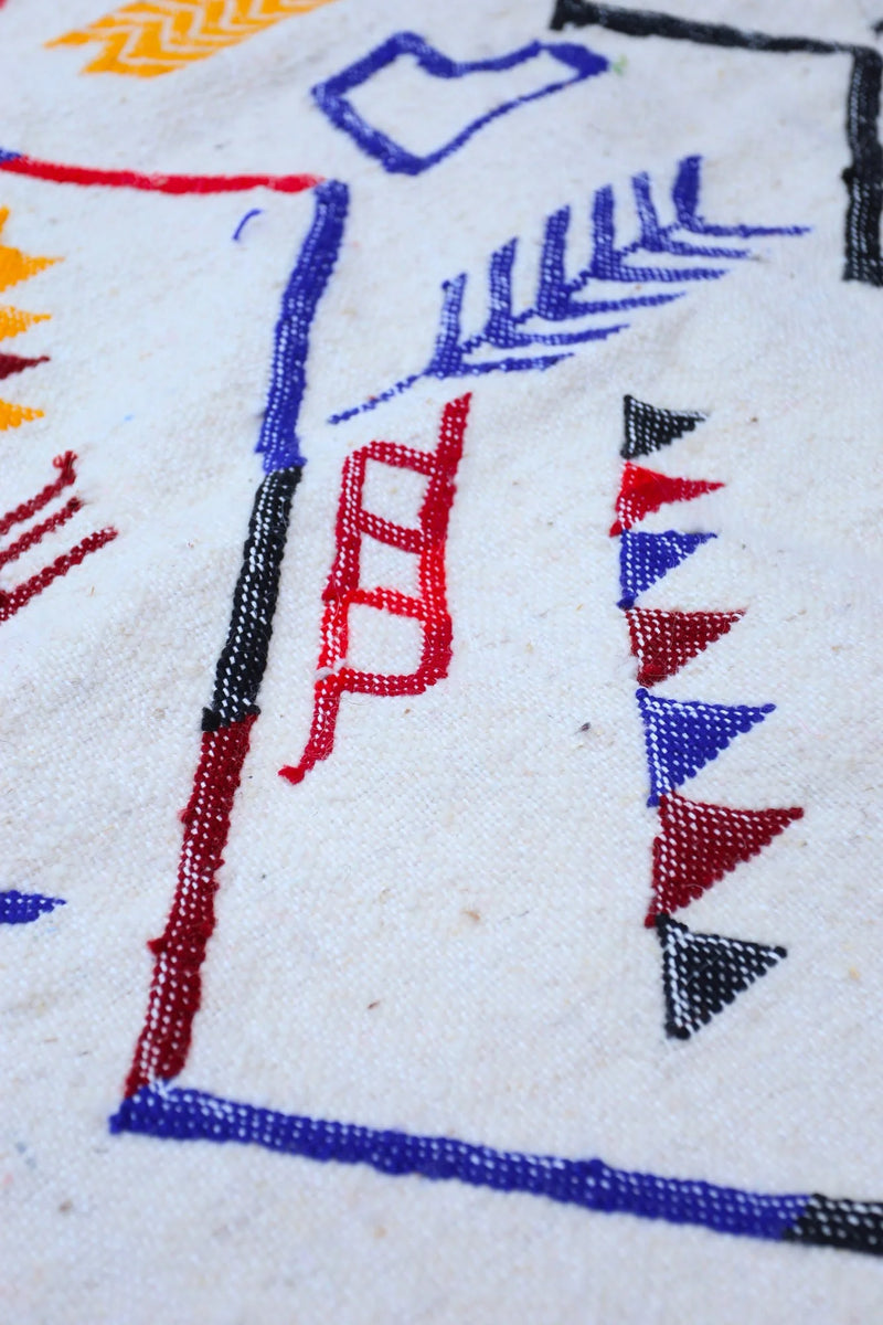 Tapis Kilim En Laine - 246 x 147 cm